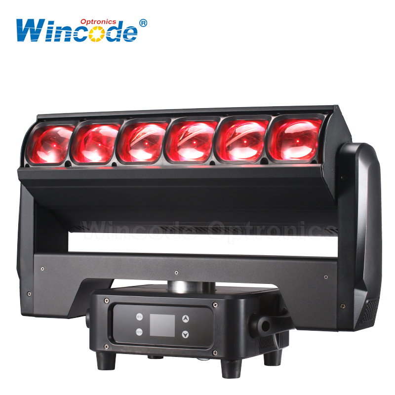 6 × 60W LED Pixel Zoom Bar ضوء متحرك 