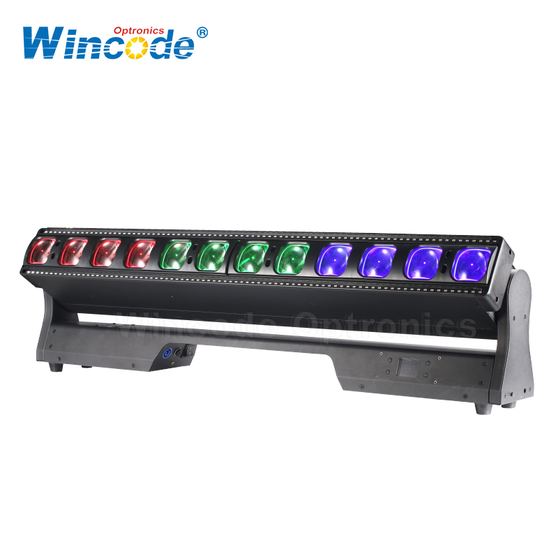 LED Sidewinder 12 × 40W Pixel Zoom Moving Bar Light