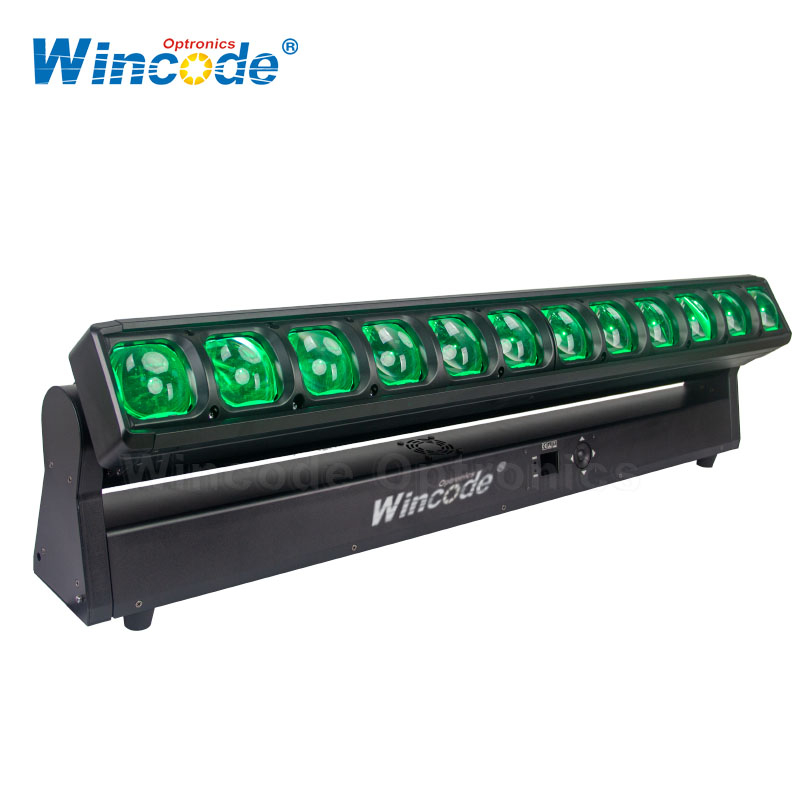 Tetra Bar 12 × 60W LED Pixel Moving Zoom Bar مع إمالة آلية 